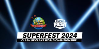 Finais Mundiais de Clash of Clans na SuperFest 2024, com Royale, Brawl e Sorteio de Viagem com tudo pago! SuperFest 2024: Finais Mundiais de Clash of Clans, Royale e Brawl em Helsinki, na Finlândia