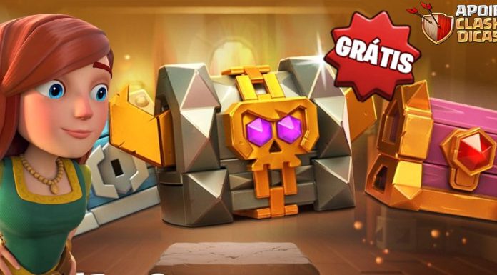 Resgate já! 3x Baús Grátis da Caça ao Tesouro e Aproveite o Evento! Link voucher de Baús Grátis no Clash of Clans
