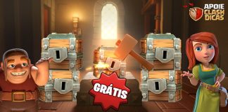 Resgate! 5x Baús GRÁTIS da Caça ao Tesouro com várias recompensas! Caça ao Tesouro no Clash of Clans: Resgate 5 Baús Grátis Agora!