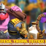 Cabana de Auxiliares, Nova Defesa, Tropa e Feitiço – Sneak Peek #02 As Incríveis Novidades do Sneak Peek #02