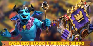 Reformulação dos Heróis, Salão dos Heróis e o Novo Príncipe Servo – Sneak Peek #03 Conheça o Príncipe Servo e o Novo Salão dos Heróis!