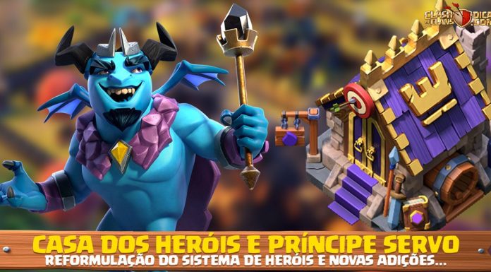 Reformulação dos Heróis, Salão dos Heróis e o Novo Príncipe Servo – Sneak Peek #03 Conheça o Príncipe Servo e o Novo Salão dos Heróis!
