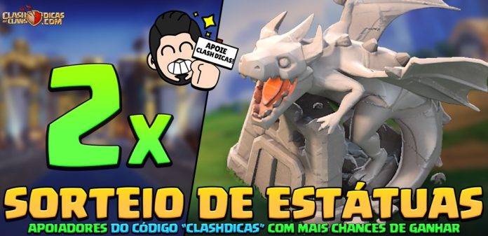 Concorra ao Sorteio da Estátua do Dragão no Discord