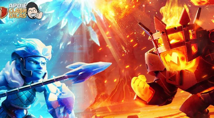 Prévia: Novo Conjunto de Skins Fogo & Gelo, da próxima temporada! Conjunto de Skins Fogo & Gelo