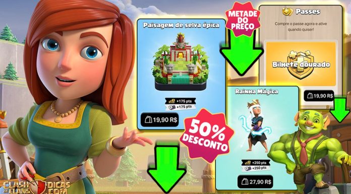 🔥🛒 Loja com PREÇOS PELA METADE! 🛍️📢 Supercell testa ajuste de valores no Brasil! Supercell REDUZ PREÇOS do Clash of Clans no Brasil
