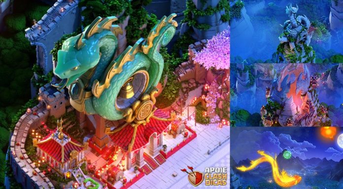 Nova Paisagem Lendária: Ano da Serpente 🐍🌟 – Adquira com Bônus! Nova Paisagem Lendária: Ano da Serpente chegou ao Clash!