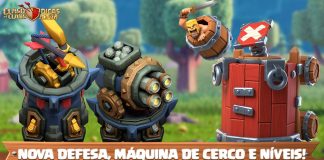 Sneak Peek #01: Torre Multifunção, Nova Máquina de Cerco e Novos Níveis no CV17! Sneak Peek #01: Novidades Explosivas no CV17!