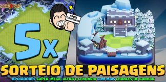 🍙❄️ Sorteio de Paisagens no Discord e Facebook – Participe Agora! Sorteio de Paisagens no Clash of Clans – Participe e Concorra!