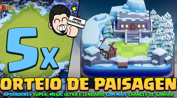 🍙❄️ Sorteio de Paisagens no Discord e Facebook – Participe Agora! Sorteio de Paisagens no Clash of Clans – Participe e Concorra!