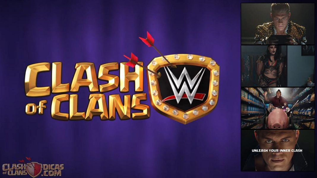 Clash of Clans e WWE Se Unem: Veja o Teaser da Nova Colaboração!