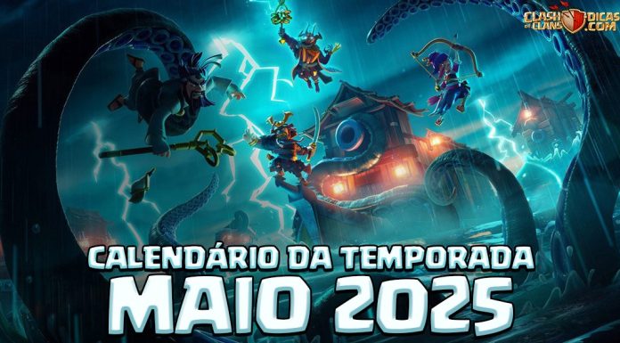 Calendário de Eventos da Temporada Batalha em Alto-Mar – Maio 2025 Calendário da Temporada Batalha em Alto-Mar – Maio 2025