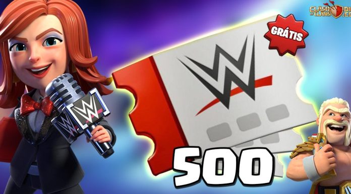 Ganhe 500 Bilhetes Grátis no Evento Amigo ou Inimigo + Nova Animação do Clash of Clans x WWE! Bilhetes grátis Clash of Clans