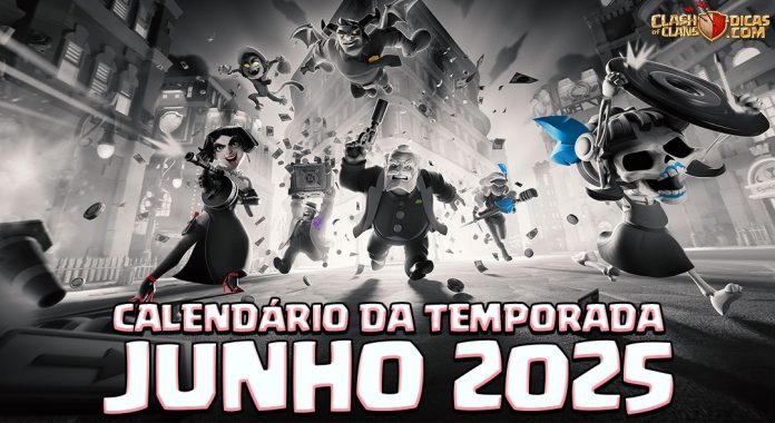 Calendário de Eventos Clash Junho 2025