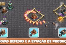 Estação de Produção e Novas Defesas Chegam ao Clash