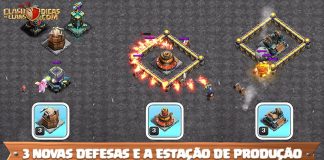 Conheça a Estação de Produção e as 3 Novas Defesas! – Sneak Peek #02 Estação de Produção e Novas Defesas Chegam ao Clash