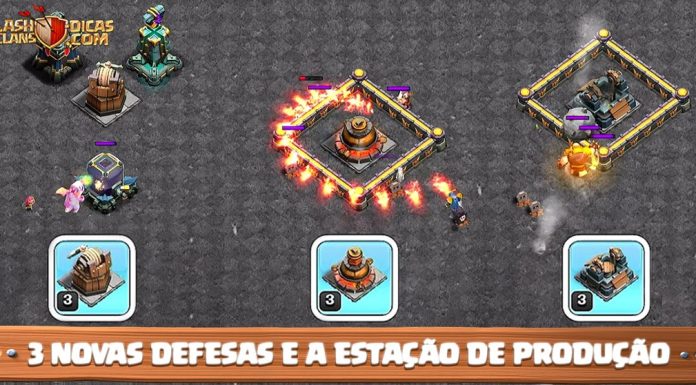Conheça a Estação de Produção e as 3 Novas Defesas! – Sneak Peek #02 Estação de Produção e Novas Defesas Chegam ao Clash