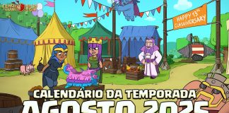 Calendário de Eventos da Temporada Clash-A-Rama (13º Clashversário) – 🗓️ Agosto 2025 Clashversário 2025: Eventos Épicos da Temporada Clash-A-Rama!