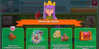 Evento de Medalhas “Festa do Tibum” – Novo Equipamento, Minérios e Decorações temáticas de Aniversário, Festa do Tibum chegou no Clash