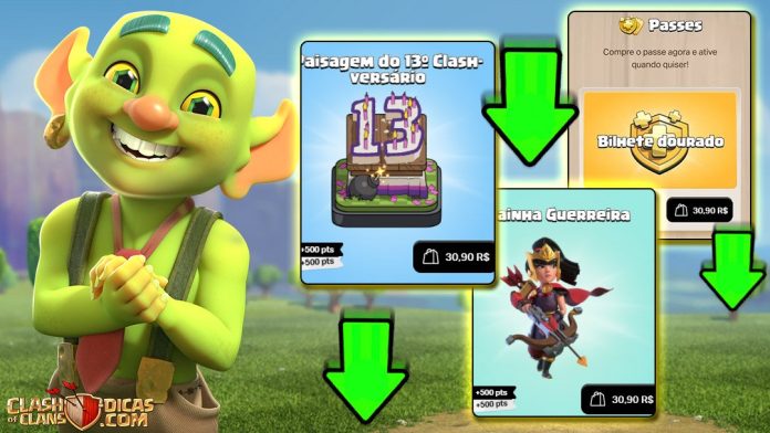 Preços Reduzidos na Loja do Clash of Clans
