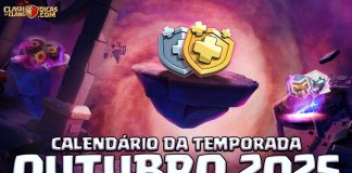Calendário de Eventos da Temporada Clash-o-Ween – 🗓️ Outubro 2025 Assombrado Calendário de Eventos Clash-o-Ween 2025