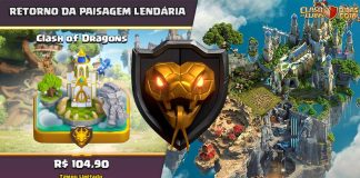 Paisagem Lendária Clash of Dragons retorna à loja por tempo limitado e preço reduzido – Apoie ClashDicas Clash of Dragons está de volta: cenário lendário disponível por tempo limitado