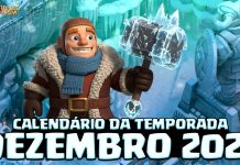 Calendário de Eventos da Temporada de Natal Congelante – 🗓️🎄 Dezembro 2025 Calendário Completo Temporada Natalina Clash of Clans – Dezembro 2025!
