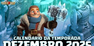 Calendário de Eventos da Temporada de Natal Congelante – 🗓️🎄 Dezembro 2025 Calendário Completo Temporada Natalina Clash of Clans – Dezembro 2025!
