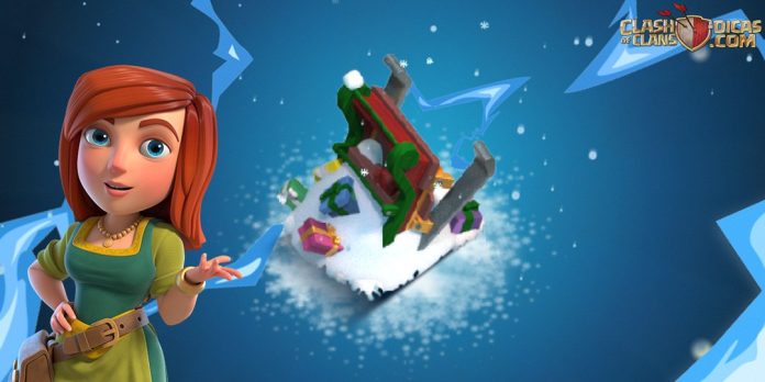 Trenó Natalino Grátis no Clash of Clans – Veja Como Resgatar! Decoração Especial de Natal Grátis na Supercell Store do Clash!