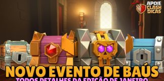 Evento Caça aos Tesouros volta amanhã (28/01) – 💰☄️ Baús, Meteoros Explosivos e Gigantes Gigantescos de volta! Evento dos Baús está de volta: Caça aos Tesouros + Gigantes Gigantescos