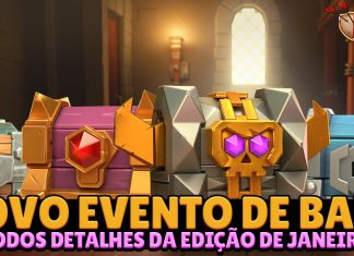Evento Caça aos Tesouros volta amanhã (28/01) – 💰☄️ Baús, Meteoros Explosivos e Gigantes Gigantescos de volta! Evento dos Baús está de volta: Caça aos Tesouros + Gigantes Gigantescos