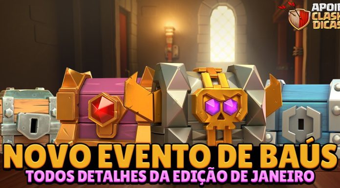 Evento Caça aos Tesouros volta amanhã (28/01) – 💰☄️ Baús, Meteoros Explosivos e Gigantes Gigantescos de volta! Evento dos Baús está de volta: Caça aos Tesouros + Gigantes Gigantescos