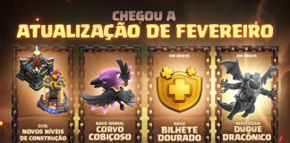 Atualização de Fevereiro 2026: Bilhete Dourado 2.0, Duque Dracônico, Novos Níveis de CV18, Garimpeiro e Muito Mais! Atualização de Fevereiro 2026: Bilhete Dourado 2.0, Duque Dracônico e CV18!