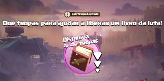 Evento Comunitário de Valentines Valendo Livro da Luta 📙💘 Doe tropas e alcance a meta! Livro da Luta Grátis: Evento de Doações na Supercell Store