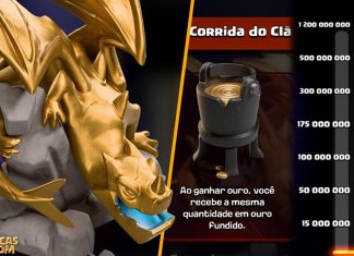 Tudo sobre o Evento Corrida do Clã de Março: Estátua do Dragão Elétrico Grátis e Baús! Corrida do Clã de Março: Ganhe a Estátua do Dragão Elétrico e 15 Baús