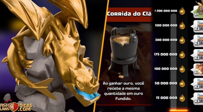 Tudo sobre o Evento Corrida do Clã de Março: Estátua do Dragão Elétrico Grátis e Baús! Corrida do Clã de Março: Ganhe a Estátua do Dragão Elétrico e 15 Baús