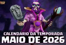 Calendário de Eventos da Temporada Reino dos Esqueletos – 💀🔥 Maio 2026 Eventos Temporada Reino dos Esqueletos: CWL, Jogos do Clã e Mais
