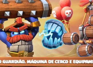 Novo Guardião Troncudo, Máquina Aerotáxi e Equipamento Presas Elétricas! ⚔️🔥 Sneak Peeks Sneak Peeks Dia 2: Troncudo, Máquina Aérea e Equipamento Duque