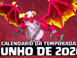 Calendário de Eventos da Temporada Fúria Anime – ⚔️🔥 Junho 2026 Calendário de Eventos de Junho 2026 no Clash of Clans: Fúria Anime