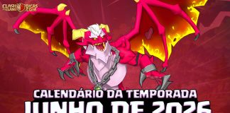 Calendário de Eventos da Temporada Fúria Anime – ⚔️🔥 Junho 2026 Calendário de Eventos de Junho 2026 no Clash of Clans: Fúria Anime