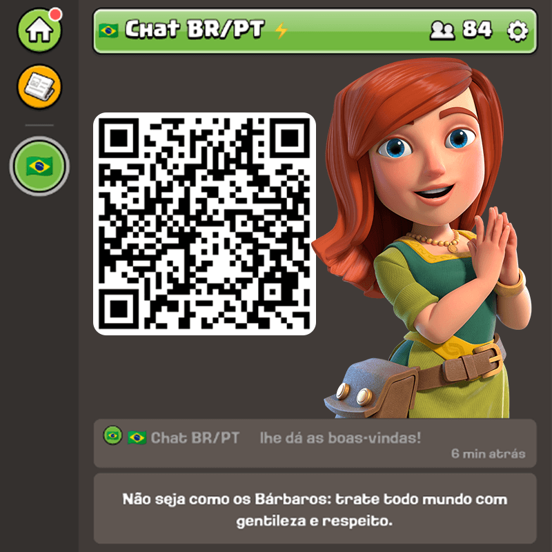 Chat global Clash of Clans BR PT
