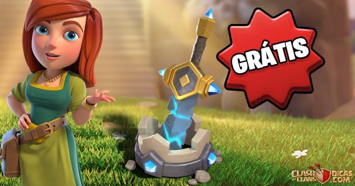 Resgate grátis no Clash: pegue a decoração Espada Meteórica