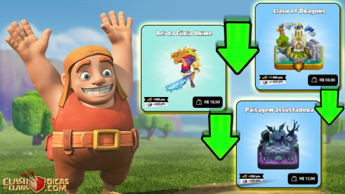 Bilhete Dourado e skins podem ficar mais baratos no Clash Supercell testa preços menores na loja do Clash of Clans