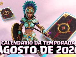 Calendário de Eventos da Temporada de 14º Aniversário – 🎂🃏 Agosto 2026 Calendário de agosto 2026 no Clash of Clans