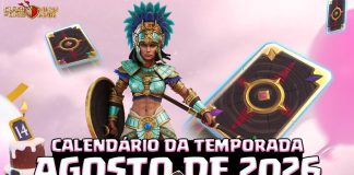 Calendário de Eventos da Temporada de 14º Aniversário – 🎂🃏 Agosto 2026 Calendário de agosto 2026 no Clash of Clans