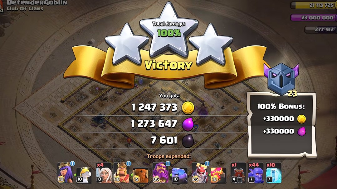 Nova tela de resultados de batalha de Clash of Clans Nova tela de resultados ao final das batalhas em Clash of Clans
