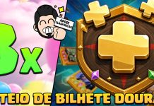 Sorteio! 🎫 3x Bilhetes Dourados – Participe Sorteio de 3 Bilhetes Dourados no Discord