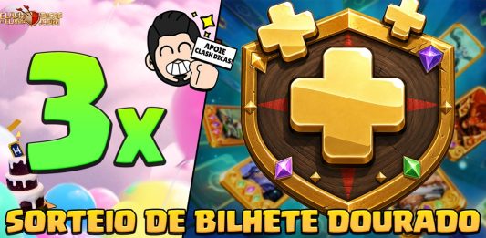Sorteio! 🎫 3x Bilhetes Dourados – Participe Sorteio de 3 Bilhetes Dourados no Discord