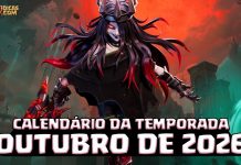 Calendário de Eventos de Outubro 2026: 👻🌌 Maldição Cósmica de Halloween Calendário de eventos outubro 2026