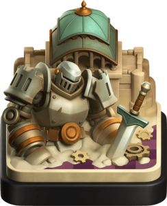 Ícone da Paisagem Guerra Enferrujada para a base de guerra de Clash of Clans