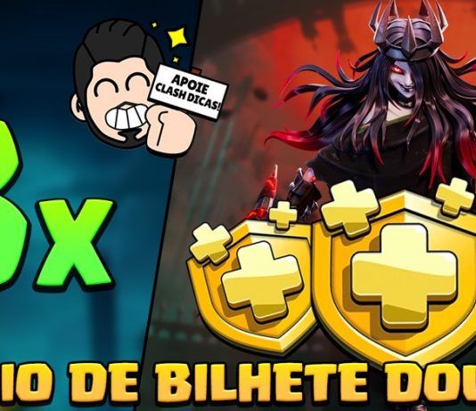 Sorteio! 🎫 3x Bilhetes Dourados da Maldição Cósmica — Participe Sorteio de Bilhetes Dourados no Clash